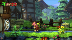 Autumn Heights — Donkey Kong Country: Tropical Freeze walkthrough screenshot