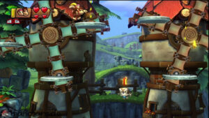 Autumn Heights — Donkey Kong Country: Tropical Freeze walkthrough screenshot