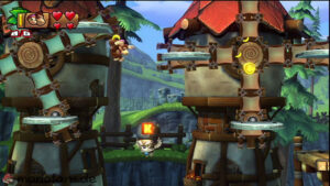 Autumn Heights — Donkey Kong Country: Tropical Freeze walkthrough screenshot