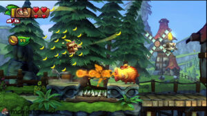 Autumn Heights — Donkey Kong Country: Tropical Freeze walkthrough screenshot