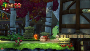 Autumn Heights — Donkey Kong Country: Tropical Freeze walkthrough screenshot