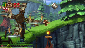 Autumn Heights — Donkey Kong Country: Tropical Freeze walkthrough screenshot