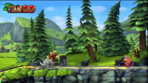 Autumn Heights — Donkey Kong Country: Tropical Freeze walkthrough screenshot