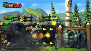 Autumn Heights — Donkey Kong Country: Tropical Freeze walkthrough screenshot