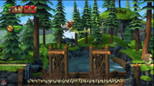 Autumn Heights — Donkey Kong Country: Tropical Freeze walkthrough screenshot