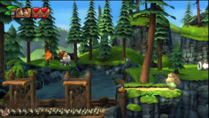 Autumn Heights — Donkey Kong Country: Tropical Freeze walkthrough screenshot
