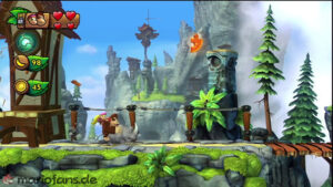 Autumn Heights — Donkey Kong Country: Tropical Freeze walkthrough screenshot