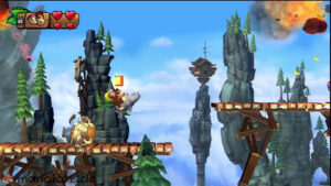 Autumn Heights — Donkey Kong Country: Tropical Freeze walkthrough screenshot