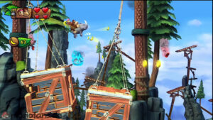 Autumn Heights — Donkey Kong Country: Tropical Freeze walkthrough screenshot