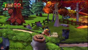 Autumn Heights — Donkey Kong Country: Tropical Freeze walkthrough screenshot