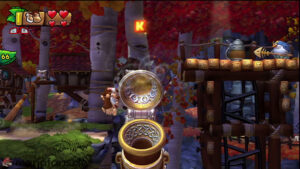 Autumn Heights — Donkey Kong Country: Tropical Freeze walkthrough screenshot
