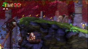 Autumn Heights — Donkey Kong Country: Tropical Freeze walkthrough screenshot