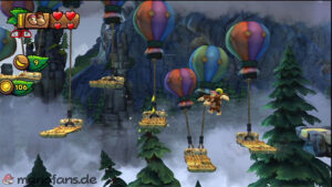 Autumn Heights — Donkey Kong Country: Tropical Freeze walkthrough screenshot