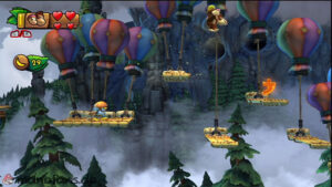 Autumn Heights — Donkey Kong Country: Tropical Freeze walkthrough screenshot