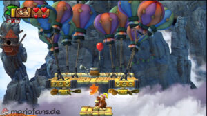 Autumn Heights — Donkey Kong Country: Tropical Freeze walkthrough screenshot