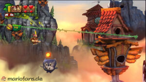 Autumn Heights — Donkey Kong Country: Tropical Freeze walkthrough screenshot