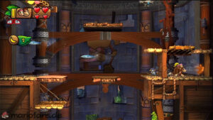 Autumn Heights — Donkey Kong Country: Tropical Freeze walkthrough screenshot
