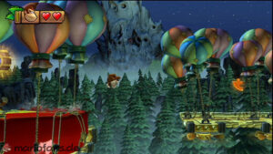 Autumn Heights — Donkey Kong Country: Tropical Freeze walkthrough screenshot