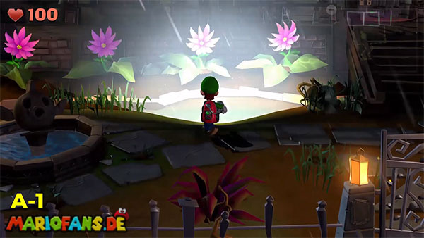 Luigi’s Mansion 2 HD gem location: Front Yard
