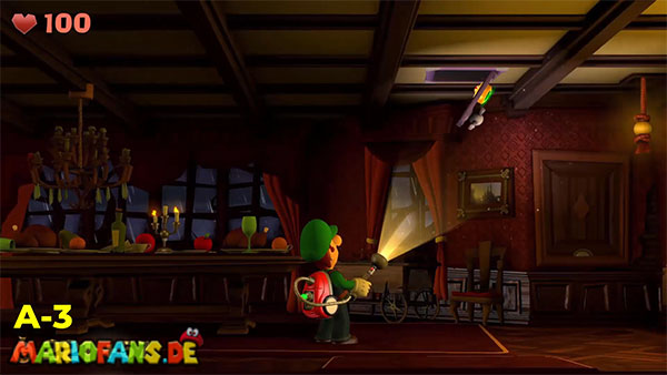 Luigi’s Mansion 2 HD gem location: Dining Room