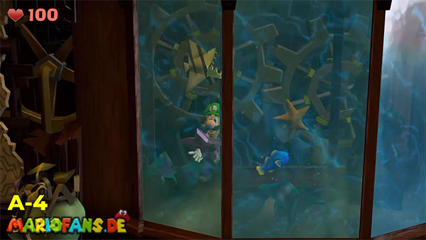 Luigi’s Mansion 2 HD gem location: Foyer aquarium