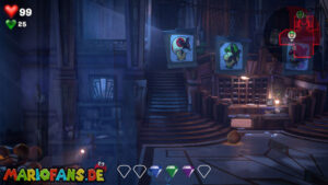 1F — Grand Lobby — exploration and collectible route