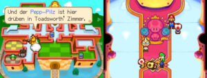 Mushroom Kingdom — Mario & Luigi: Partners in Time walkthrough screenshot