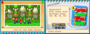 Yoshi's Island — Mario & Luigi: Partners in Time walkthrough screenshot