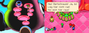 Yoob's Belly — Mario & Luigi: Partners in Time walkthrough screenshot