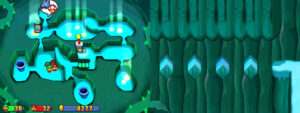 Gritzy Caves — Mario & Luigi: Partners in Time walkthrough screenshot