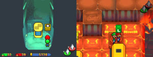 Thwomp Caverns — Mario & Luigi: Partners in Time walkthrough screenshot