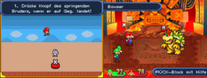 Thwomp Caverns — Mario & Luigi: Partners in Time walkthrough screenshot