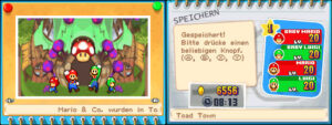 Toad Town — Mario & Luigi: Partners in Time walkthrough screenshot