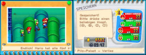 Peach's Castle in the Past — Part 1 — Mario & Luigi: Partners in Time walkthrough screenshot