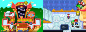Peach's Castle in the Past — Part 1 — Mario & Luigi: Partners in Time walkthrough screenshot