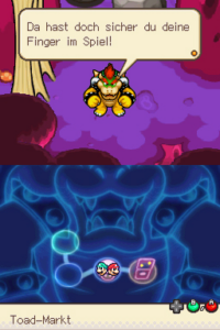 Plack Beach — Mario & Luigi: Bowser’s Inside Story walkthrough screenshot