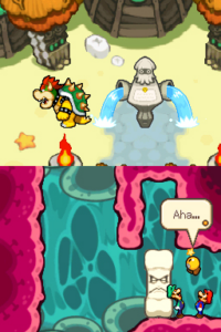 Pump Works — Mario & Luigi: Bowser’s Inside Story walkthrough screenshot