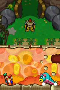 Flab Zone — Mario & Luigi: Bowser’s Inside Story walkthrough screenshot