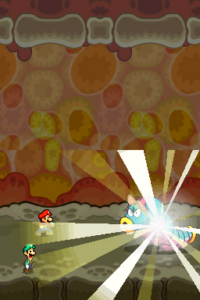 Flab Zone — Mario & Luigi: Bowser’s Inside Story walkthrough screenshot