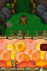 Flab Zone — Mario & Luigi: Bowser’s Inside Story walkthrough screenshot