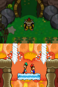 Nerve Cluster and the Route to the Castle — Mario & Luigi: Bowser’s Inside Story walkthrough screenshot
