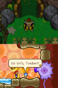 Nerve Cluster and the Route to the Castle — Mario & Luigi: Bowser’s Inside Story walkthrough screenshot