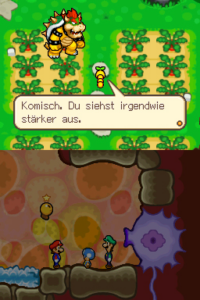 Nerve Cluster and the Route to the Castle — Mario & Luigi: Bowser’s Inside Story walkthrough screenshot