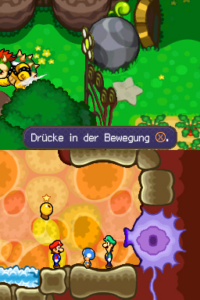 Nerve Cluster and the Route to the Castle — Mario & Luigi: Bowser’s Inside Story walkthrough screenshot