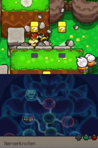 Nerve Cluster and the Route to the Castle — Mario & Luigi: Bowser’s Inside Story walkthrough screenshot