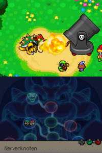 Nerve Cluster and the Route to the Castle — Mario & Luigi: Bowser’s Inside Story walkthrough screenshot