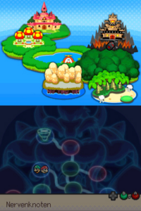 Nerve Cluster and the Route to the Castle — Mario & Luigi: Bowser’s Inside Story walkthrough screenshot