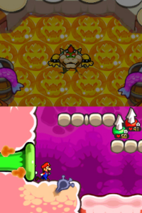 Flab Zone — Mario & Luigi: Bowser’s Inside Story walkthrough screenshot