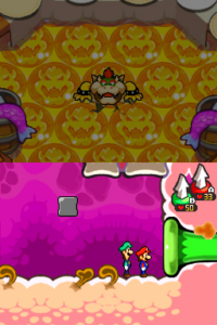 Flab Zone — Mario & Luigi: Bowser’s Inside Story walkthrough screenshot