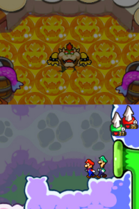 Flab Zone — Mario & Luigi: Bowser’s Inside Story walkthrough screenshot